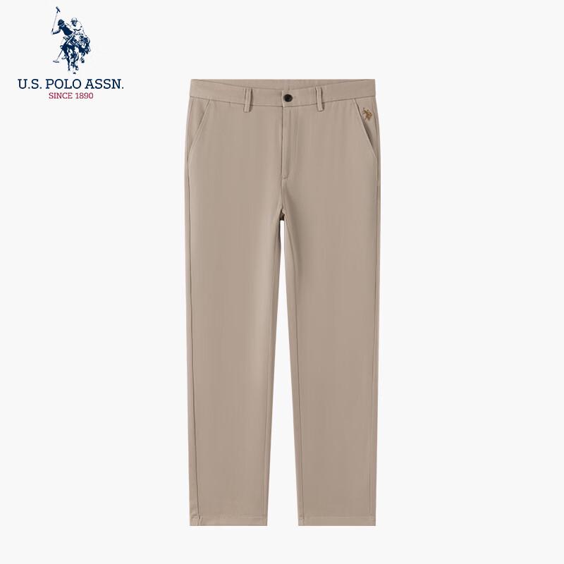 U.S. POLO ASSN. Men s Casual Business Straight Leg Trousers 38/185 легкие хаки