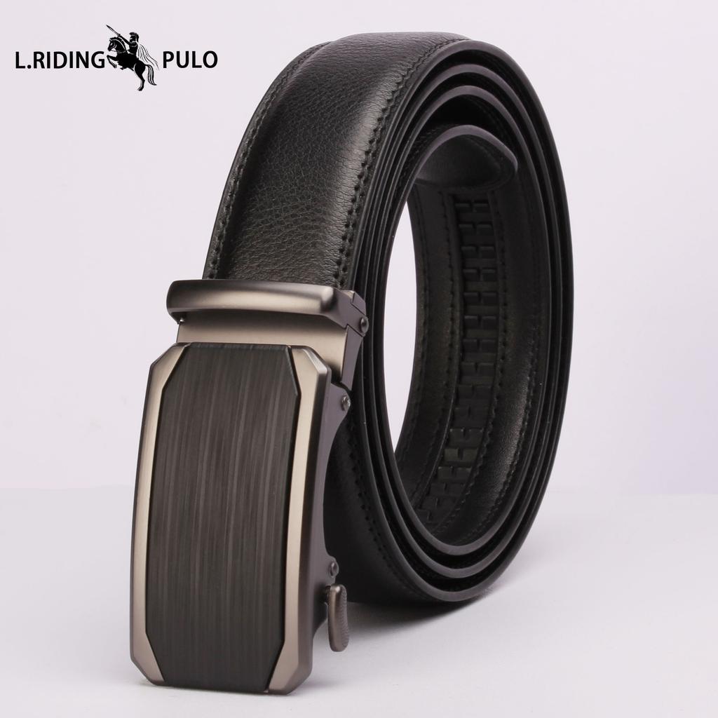 Fashion Business Men's Belt Belt Simple High-end All-match Automatic Buckle Belt Small Suit High-end Trouser Belt