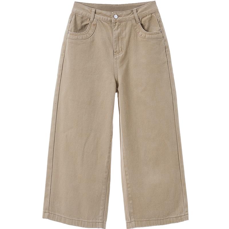 Betu Women s Cropped Wide-Leg Cotton Pants M