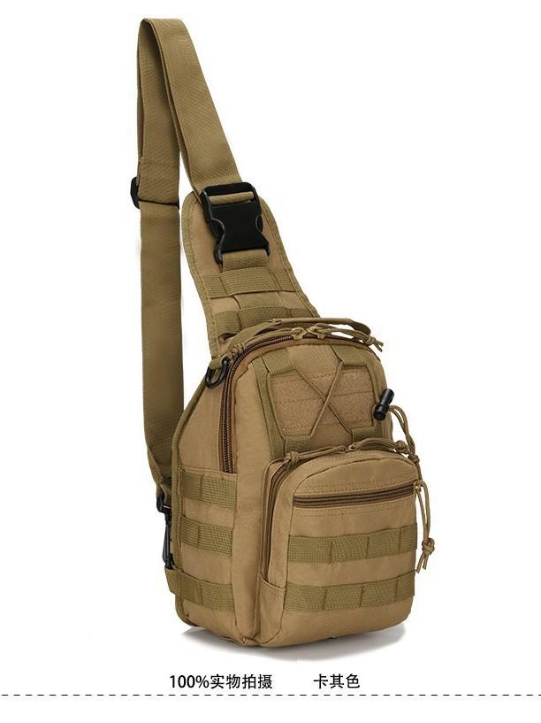 Camouflage Oxford fabric shoulder bag men's crossbody bag sports outdoor tactical chest bag