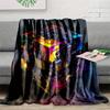 This Cool Cube-print Flannel Blanket Is Perfect for Sofas, Beds, Offices, Travel, Camping, and As a Christmas Gift for Friends