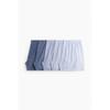 H M Cotton Drawstring 5 Pack Set Blue cHeck
