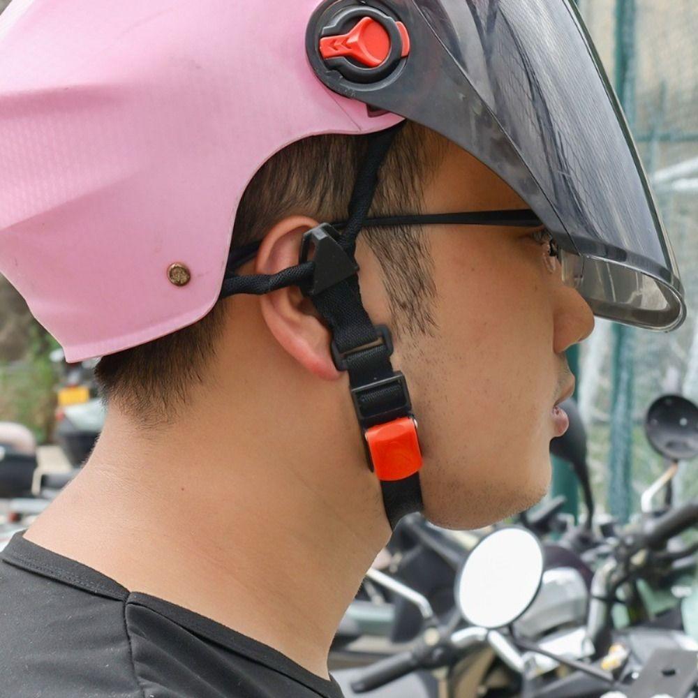 Quick Release Motorcycle Helmet Clip Plastic Bicycle Helmets Buckle  Motorcycle Accessories