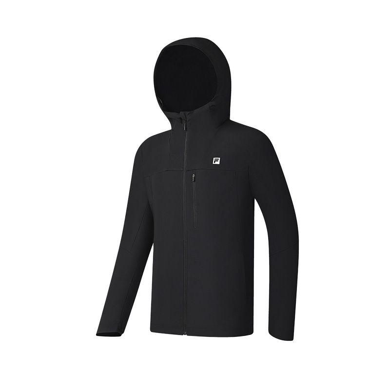 New FILA Jacket Men's Pitch Black BK A11M527715F-BK