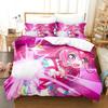 Smile PreCure! Bedding Set Single Twin Full Queen King Size Bed Set Adult Kid Bedroom Duvet Cover Sets 3D Print Kawaii Anime Bed