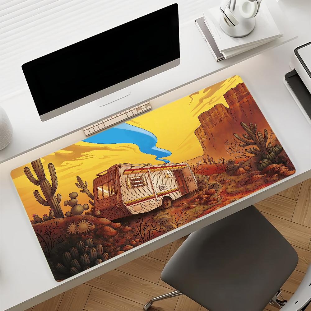 TV Breaking Bad Mouse Pad Non-slip Rubber Gamer Balance Computer Mat Decoracion Deskmat Laptop Office Large