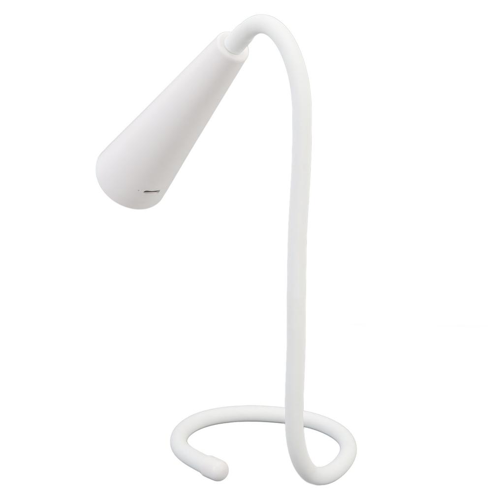 LED Gooseneck Light 3 Color Modes Rechargeable Stepless Dimming 1200mAh Battery USB Reading Lamp