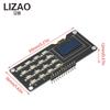 LIZAO 0.96/1.3-inch OLED Display Module with 4x4 Keypad, SSD1106/SSD1315 Driver, 16-Pin Buttons for Arduino Projects