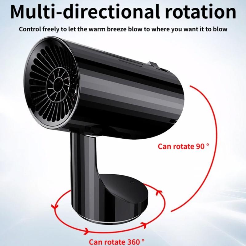 Upgrades 12V Double Function Car Heater & Defroster for Rapid Warming & Windshield Clearing in Cold Weather Conditions