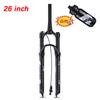 Bolany MTB Fork Magnesium Alloy Air Pressure Suspension 26 27.5 29 Inch Shoulder/wire Control Straight/conical Tube Lock Fork