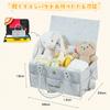 Large Capacity Diaper Storage Bag with Detachable Foldable Diaper Storage Baby Storage Basket with Car Travel Storage Small Item Baby Supplies Baby