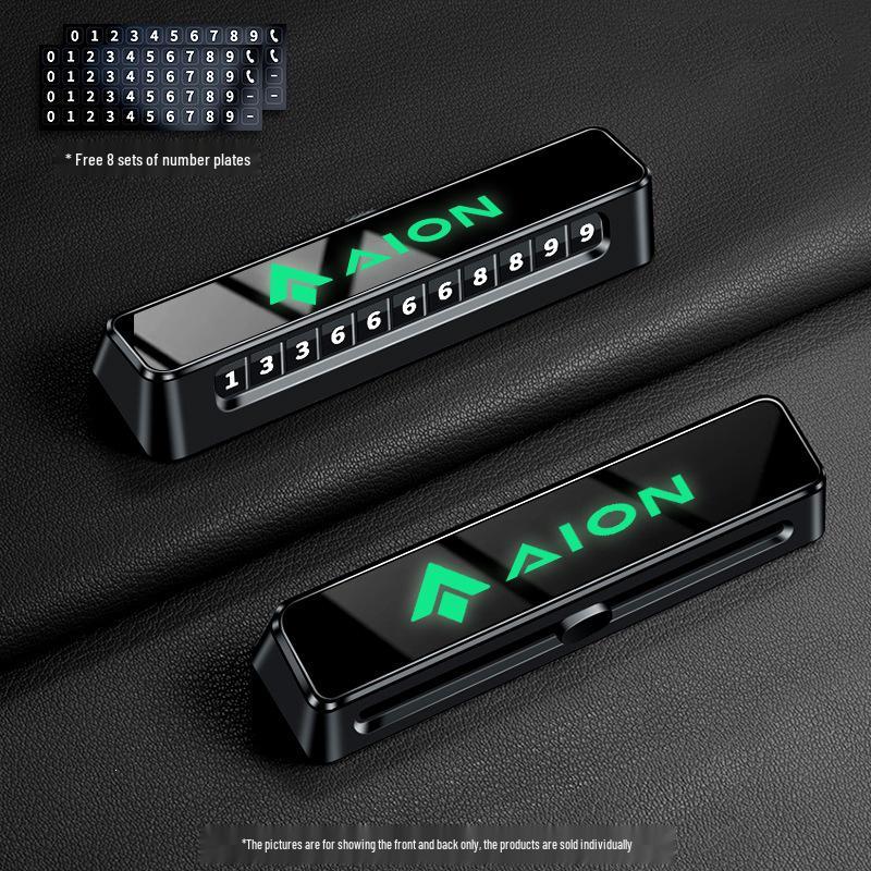

GAC AION Y Plus V Tyrannosaurus i60 Temporary Car Parking Plate & Phone Card