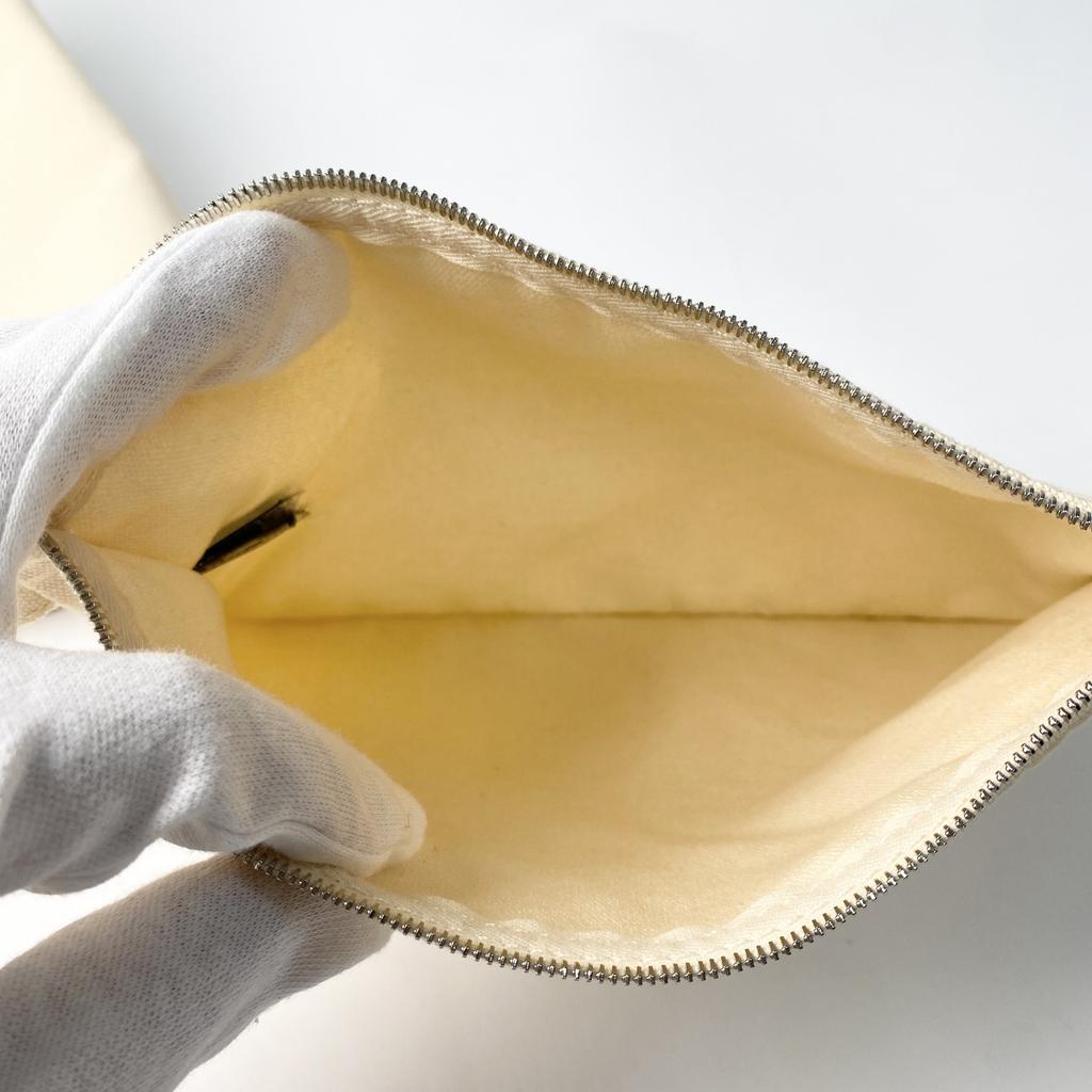 Used HERMESTote Bag Ivory Canvas Women