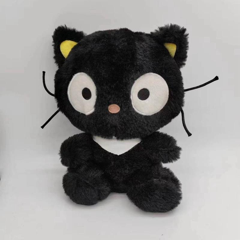 Black Cat Chococat Plush-Sanrio Chocolate Cat Plush Doll Toy