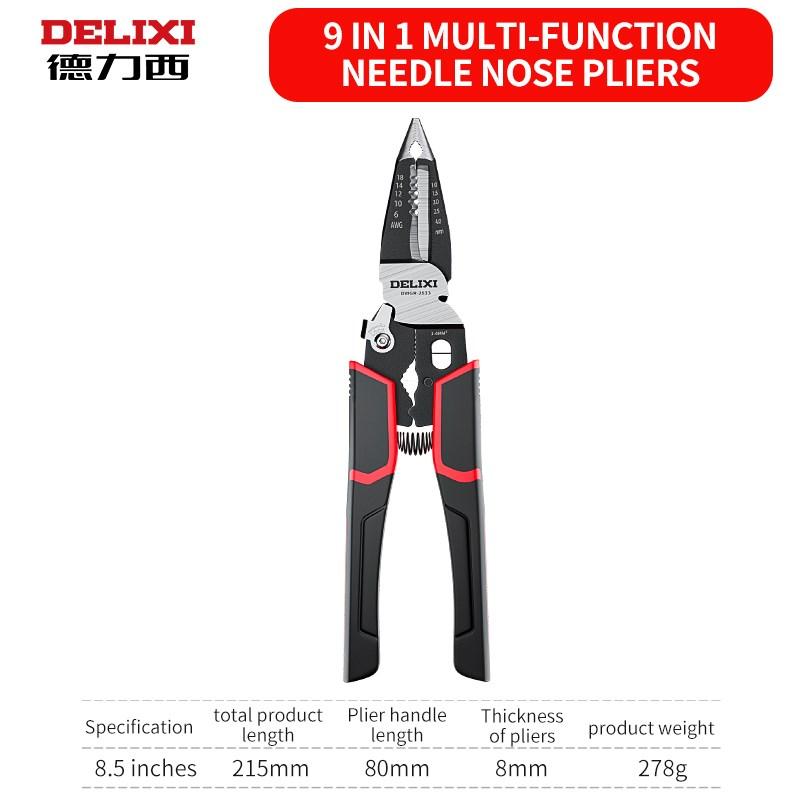 Electrician Special Tool Multi-function Wire Stripper Cutter Pliers Wire Cutter Wire Cutters Wire Stripper Pliers 8.5 inch