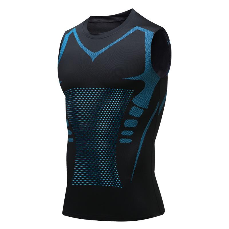 Herren ärmelloses Quick-Dry Fitness Tanktop – Atmungsaktives, eng anliegendes, schweißabsorbierendes Unterhemd für Laufen & Training.