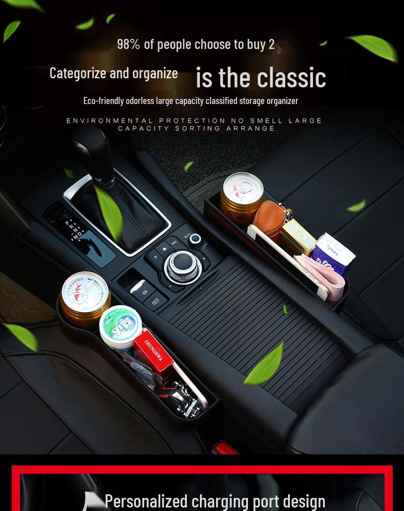 Autositz Lückenfüller und Armlehnenkonsolen Aufbewahrungsbox