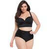 New Plus Size High Waist Bikini - Print Two-Piece Swimwear for Curvy Women
