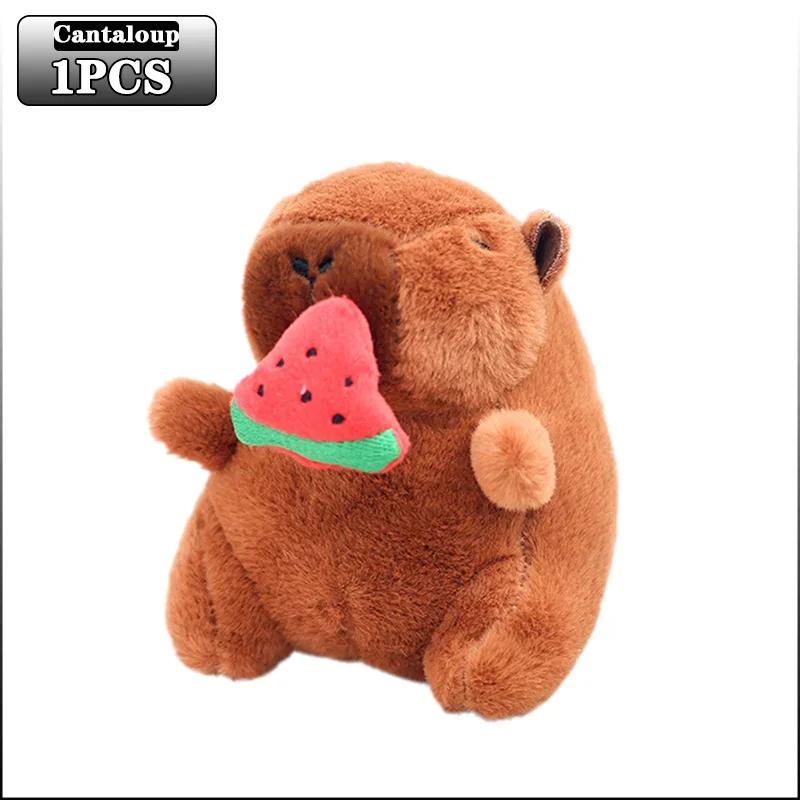 20pcs Photo Props Baby Photography Capybara Pendant Cute Cartoon Animal Keychain with Bee Wings Dolphin Design for Newborn Shoot