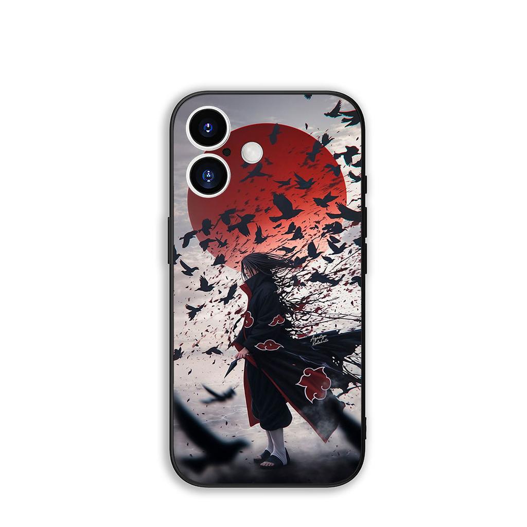 for Apple iPhone 16 15 14 Plus 13 12 Mini 17 Pro Max + 16E Air 16+ ProMax Phone Cover Case Narutos Comics Sasuke Uchiha Itachi