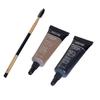 2PCS Brown Waterproof Tint Eyebrow Henna with Mascara Eyebrows Paint Brush Beauty