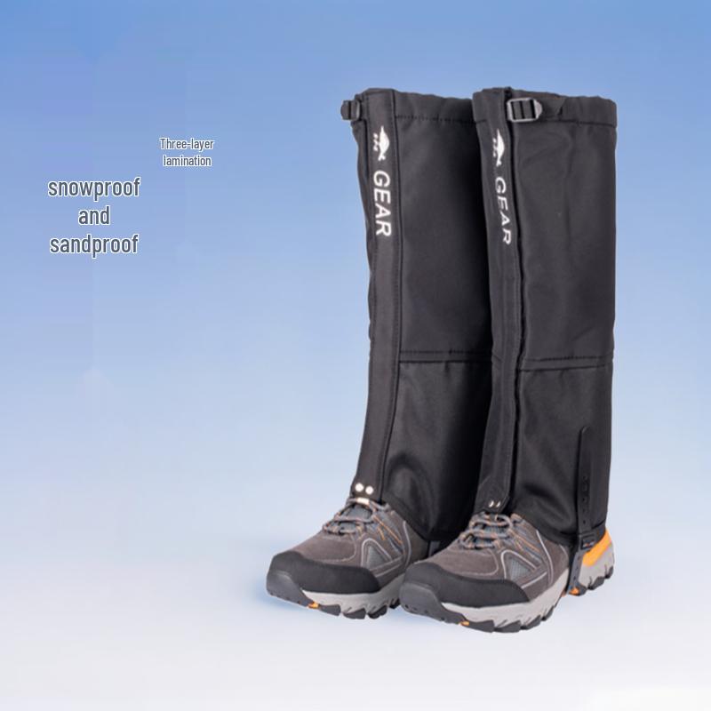 Waterproof Outdoor Gaiters for Men & Women - Snowproof, Sandproof Leg Covers for Hiking, Skiing, and Mountaineering