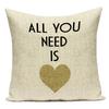 Polyester Black White Animals Horse Deer Bear Geometric Pillow Cover Decorative Sofa Home Cushion Cover For Living Room
