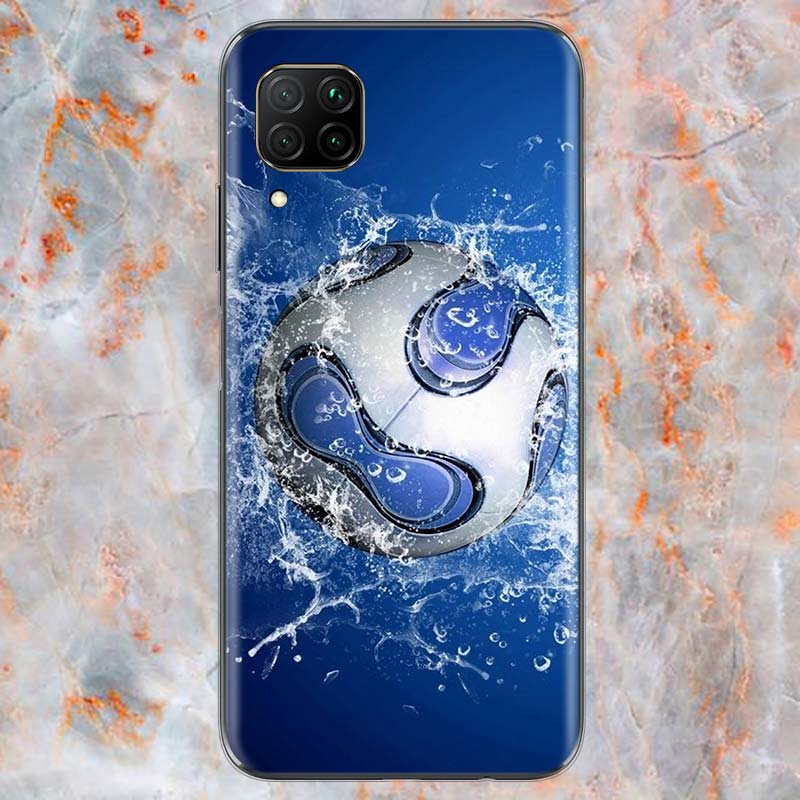I love Fire football For Huawei Mate 40 30 20 20X 10 RS P Smart 2021 2020 Z S Pro Plus Lite 2019 Phone Case Shell