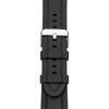 Watch Strap 24mm Silicone Resin Strap Easy Installation Tool Included Black [Clefer] SI-16