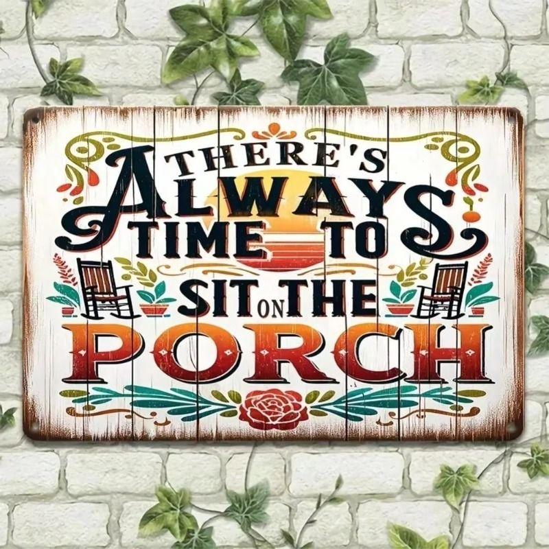 Metal Wall Art Abstract Painting Living Room Home Decor 20x30cm