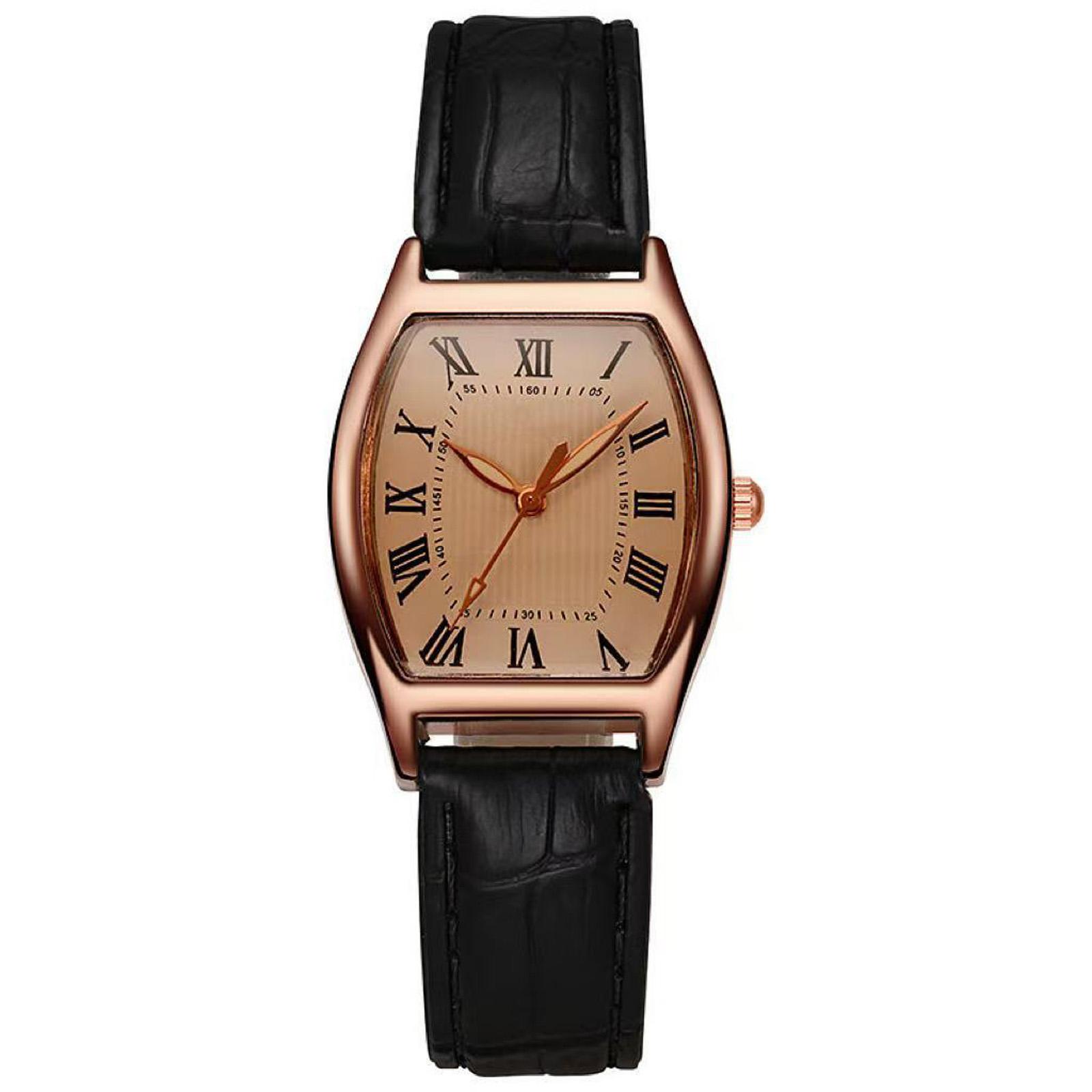 Часы Женские Модные Элегантные Ретро Сердцевидные Кварцевые Часы Компактные Женские Модные Часы One Size