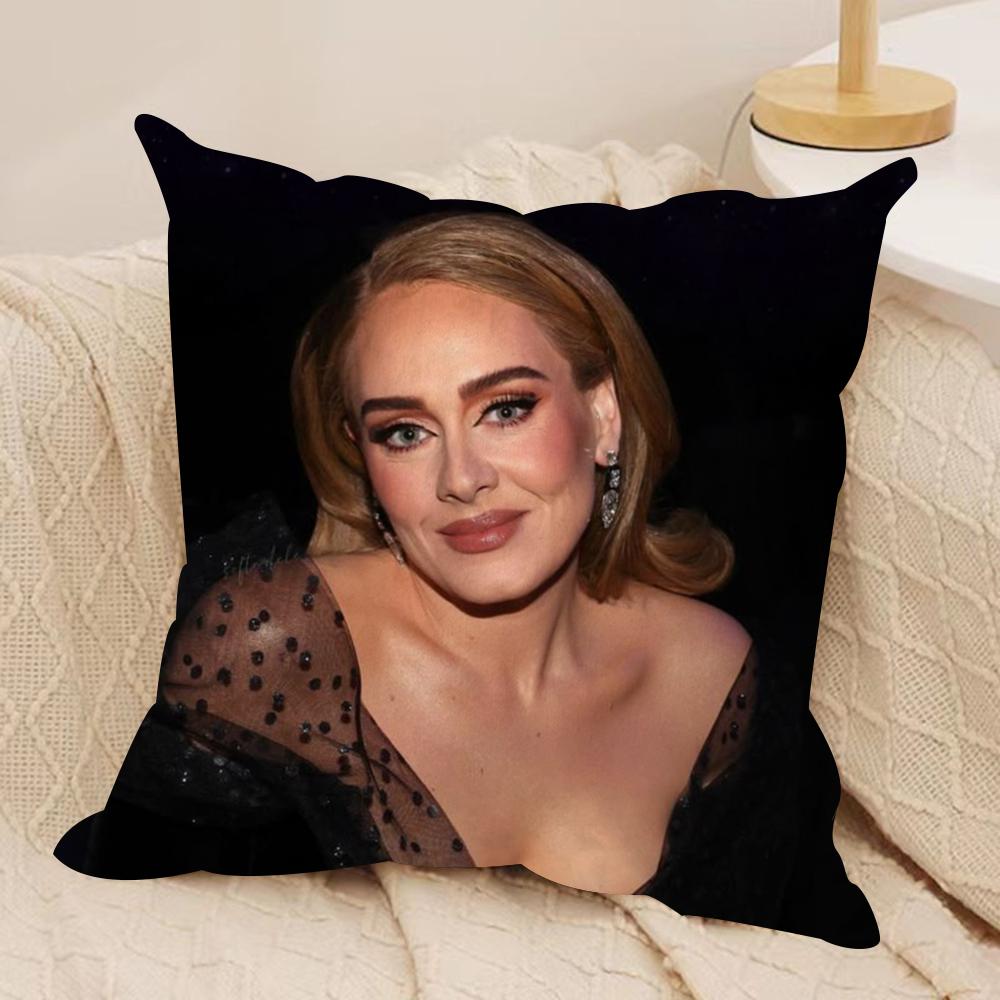 Hot Singer A-Adele 30 Cushion Cover Soft Plush Double-Sided Printed Sofa Pillow Cushion Cover | Cozy All-Season Decor Gift