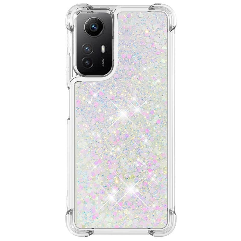Note 12S Case For Xiaomi Redmi Note 12S Cover Printed Glitter Quicksand Liquid Cover for Xiomi Redmi Note12S Phone Case Fundas