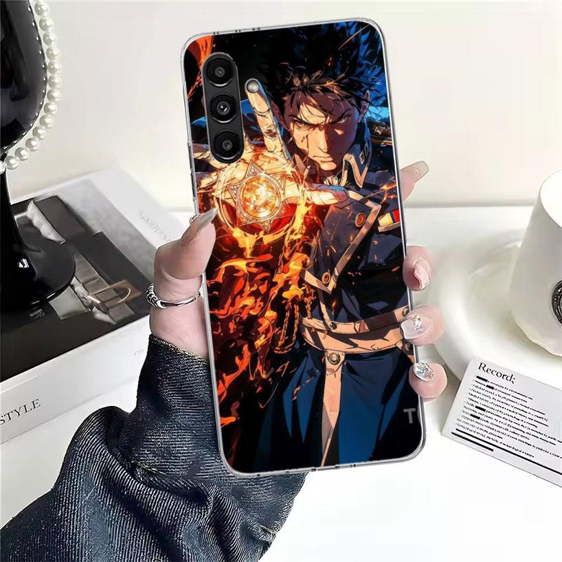 Anime F-ullmetal A-Alchemist Phone Case For Samsung Galaxy A13 A14 A15 A16 A17 A53 A54 A55 A56 A57 A33 A34 A35 A36 A37 A23 A24 A