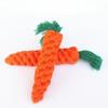 Dog Chew Toy Carrot Dog Bite Rope Pet Dog Toy Dogs Molar Teeth Cleaning Cotton Rope Puppy Carrot Cotton Rope Pet Toy Accessories