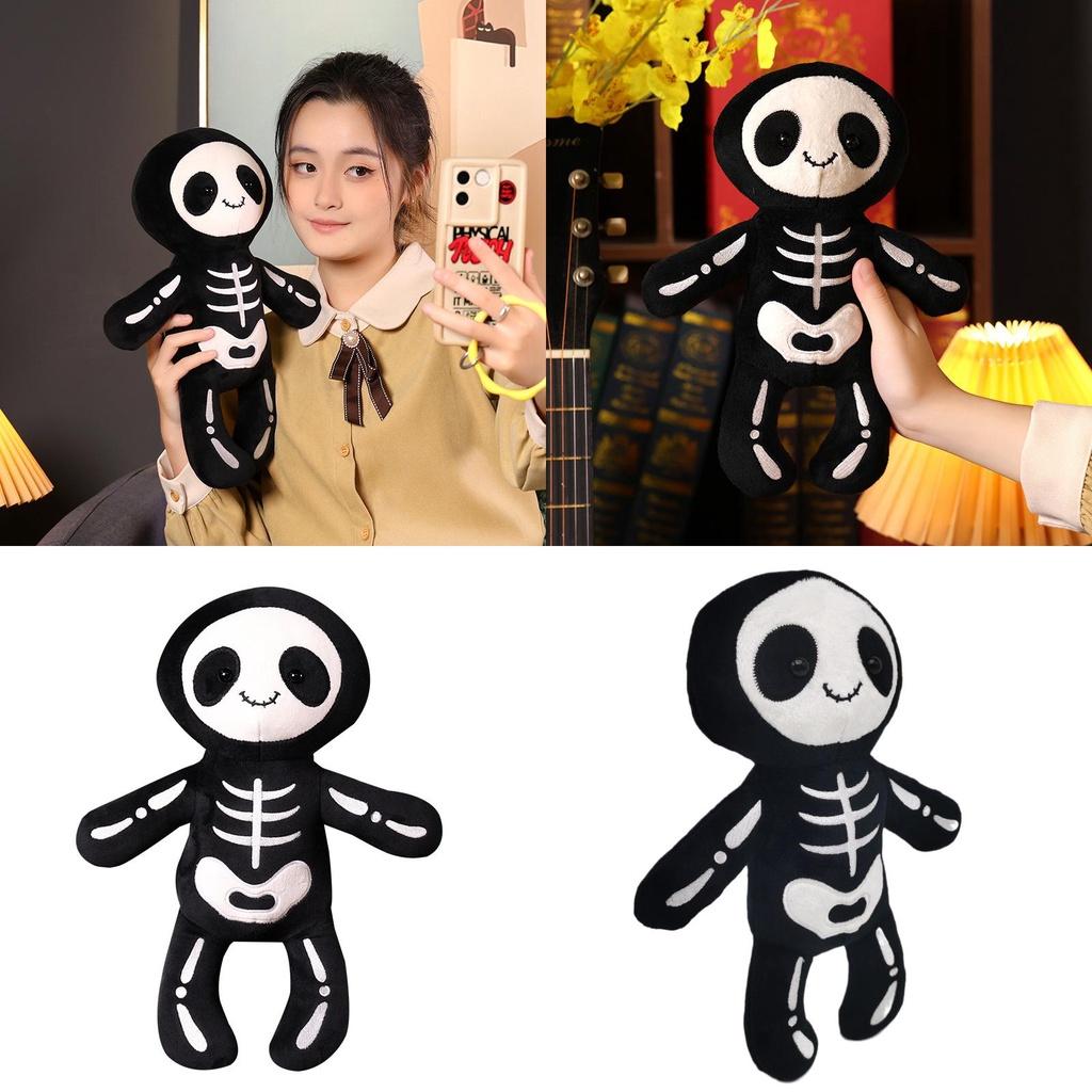 Funny Halloween Skull Bob Plush Toy For Boys Cute Doll Gift Birthday Present