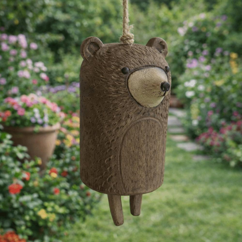 Hanging Resin Animal Wind Chime Cute Garden Pendants Animal Shape Wind Bell  Atmosphere Decorations