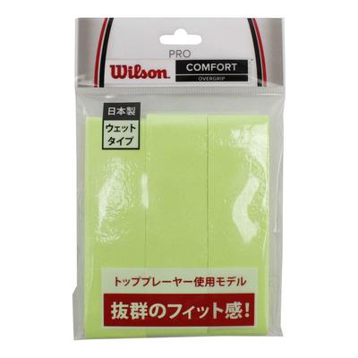 Wilson Grip Tape PRO OVERGRIP Green WRZ4020GR Tennis/Badminton (3-Pack)