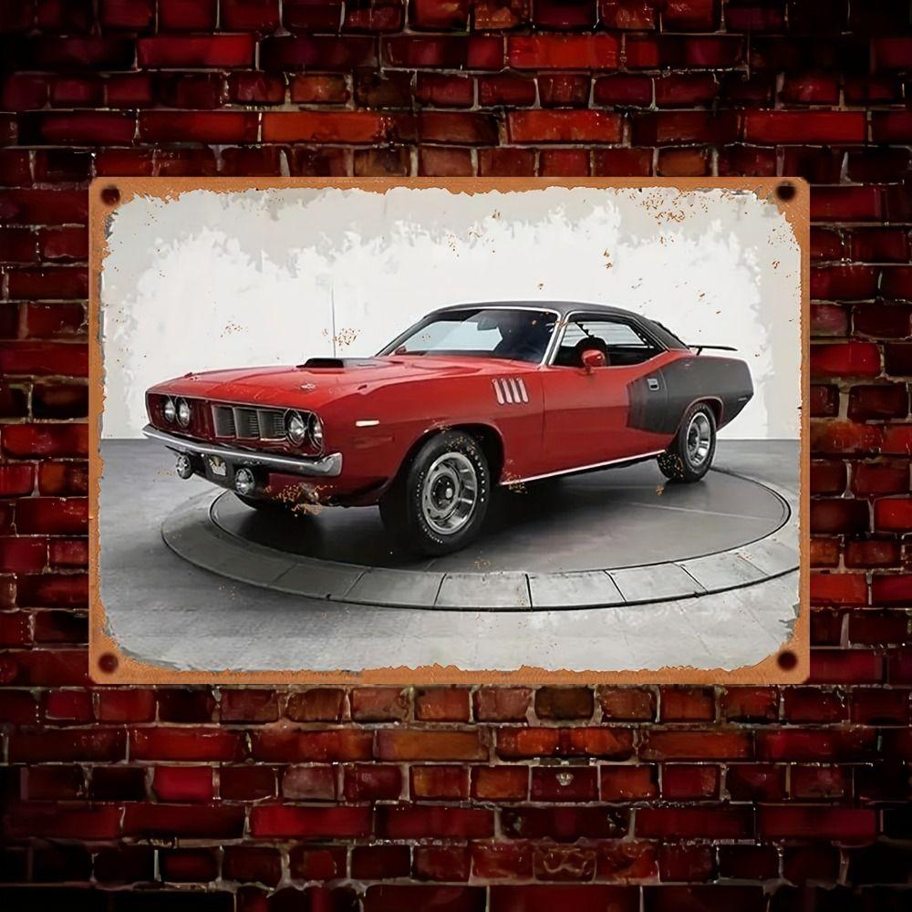 Lada Retro Metal Tin Sign Garage Wall Decor Vintage Car