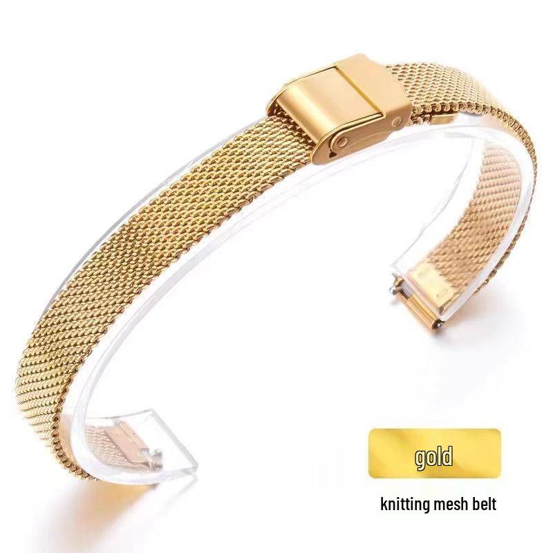 Little Green Women's Stainless Steel Watch with Milanese Mesh Band, Compatible with DW.