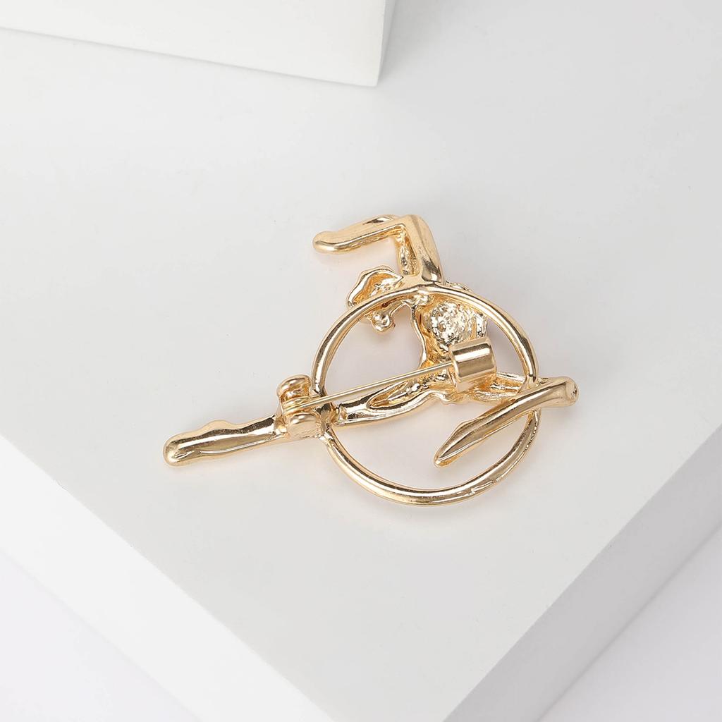 Broșă pentru fată de gimnastică cu picurare, creativă la modă, costum de temperament simplu, ace, îmbrăcăminte, cu accesorii, corsaj