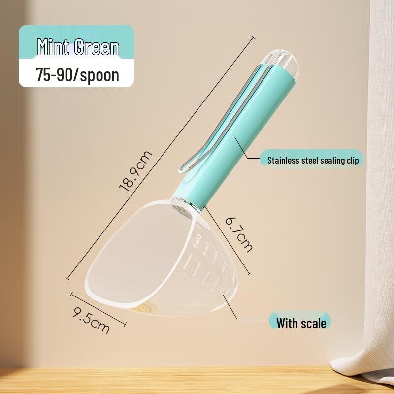 JINGRUIXIANG Pet Food Scoop with Scale and Bag Clip