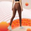 Winter Peach Hip Fitness Pants, No Embarrassment Line, High Waist, Abdomen, Hip Lift, Warm and Velvet Tight Yoga Pants for Women