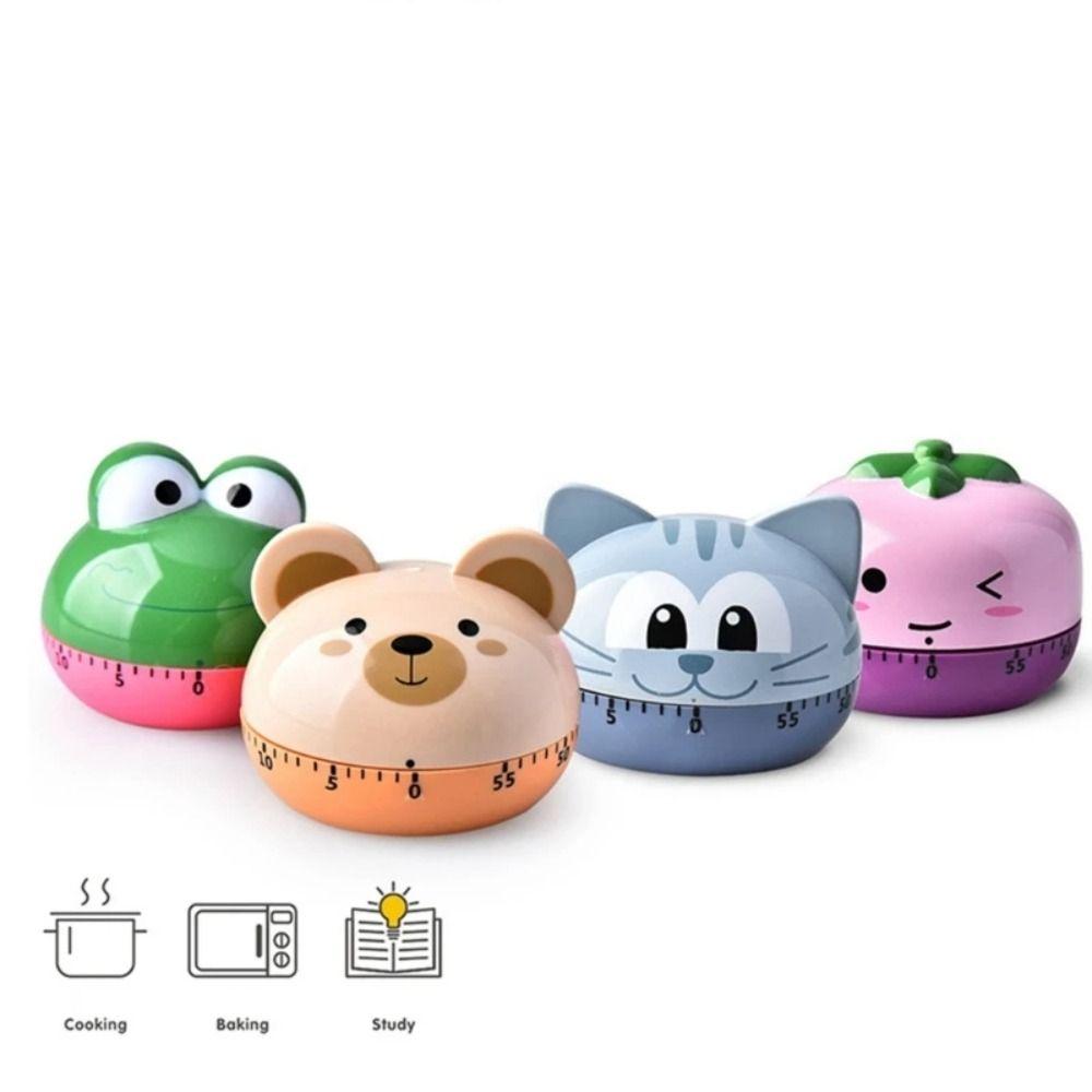 60Minutes Animal Mechanical Timer Cartoon Time Management Tool Cooking Timer  Kitchen Cooking