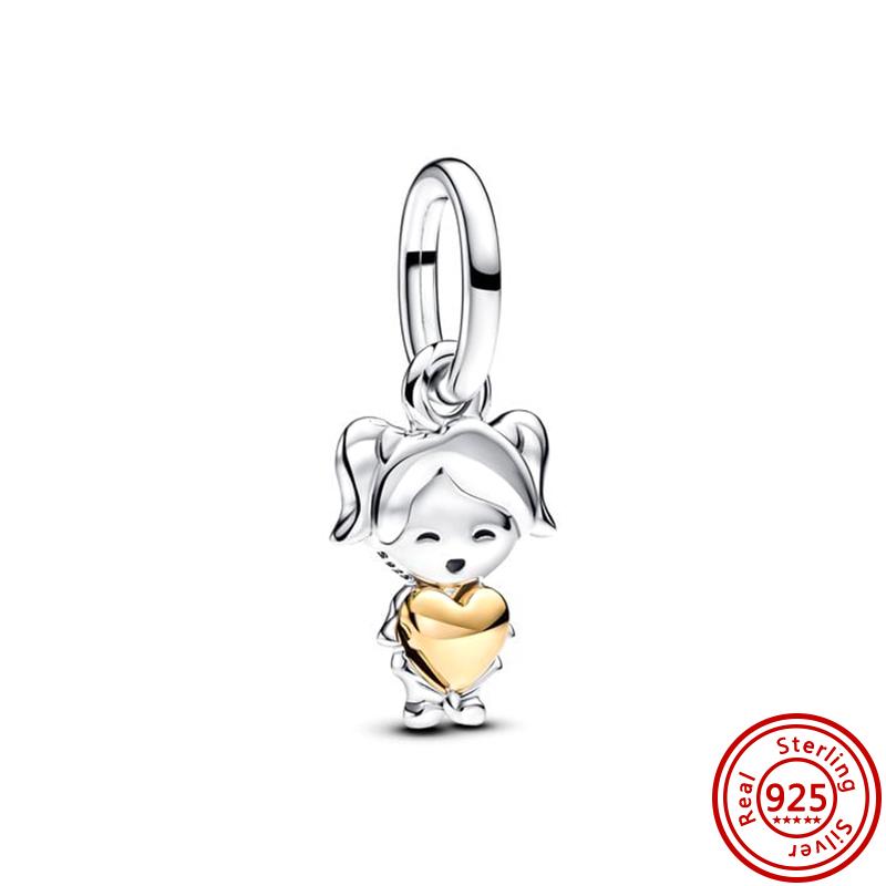 

Новый 925 стерлинговое серебро медь Мальчик Девочка Следы животных Бусина Подвеска DIY Аксессуары ПОДХОДИТ Оригинальный Браслет с шармами Женские Подарки для вечеринок