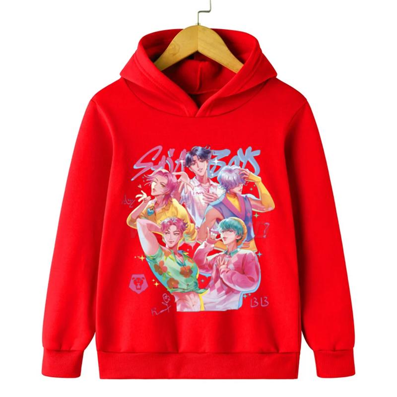 Saja Boys Kpop Lovci démonů Mikiny Chlapci Dívky Ležérní móda Podzimní mikina s kapucí 2025 Filmová mikina pro děti Anime oblečení