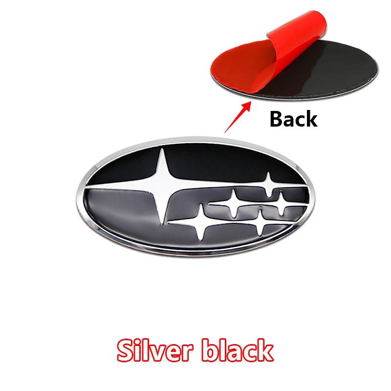 For Subaru Forester Outback Legacy Impreza STI BRZ Auto Accessories 58mm Aluminium Car Steering Wheel Center Emblem Badge Decal wr3