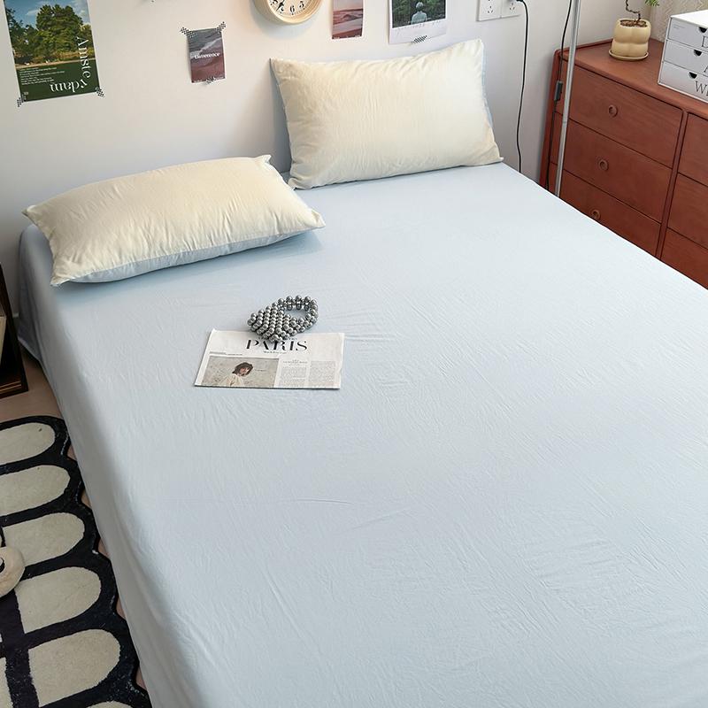 Soft Washed Cotton Single Bed Sheet & Quilt Cover, 1.2m Dorm Bedspread Simmons Protector, 180cm Girly Design