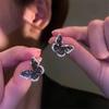 Ohrringe mit schwarzem Diamanten und Schmetterling: Trendig, elegant und luxuriös für einen hochwertigen Look