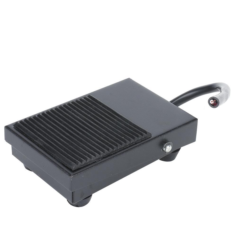2pcs TFS1 Foot Control Controller Self Reset Power Foot Pedal Switch with Cable 24cm 250V 10A